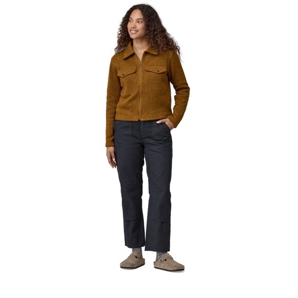 Patagonia Women's Better Sweater Zippered Chore Jacket SM/Rusty Brown 26115 NWT - Picture 7 of 8